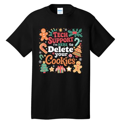 Tech Support Christmas Cookies Tall T-Shirt