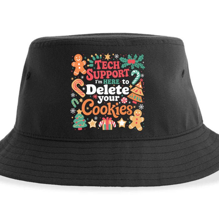 Tech Support Christmas Cookies Sustainable Bucket Hat