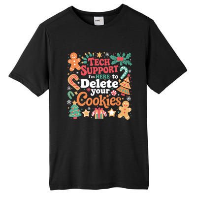 Tech Support Christmas Cookies Tall Fusion ChromaSoft Performance T-Shirt