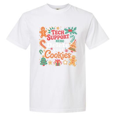 Tech Support Christmas Cookies Garment-Dyed Heavyweight T-Shirt