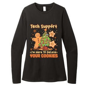 Tech Support Christmas Cookies Womens CVC Long Sleeve Shirt