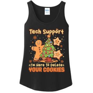 Tech Support Christmas Cookies Ladies Essential Tank