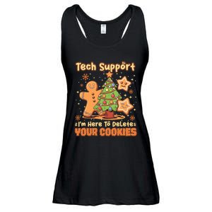 Tech Support Christmas Cookies Ladies Essential Flowy Tank