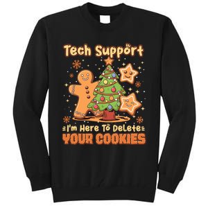 Tech Support Christmas Cookies Tall Sweatshirt