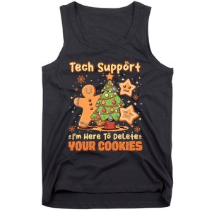 Tech Support Christmas Cookies Tank Top