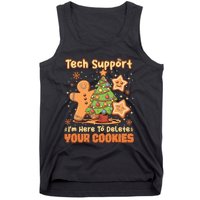 Tech Support Christmas Cookies Tank Top