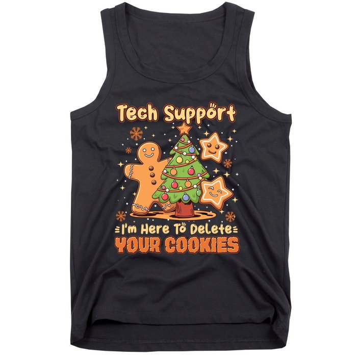 Tech Support Christmas Cookies Tank Top