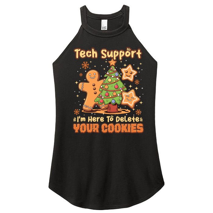 Tech Support Christmas Cookies Women's Perfect Tri Rocker Tank