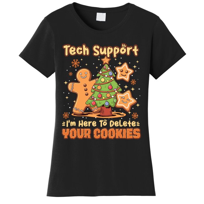 Tech Support Christmas Cookies Women's T-Shirt