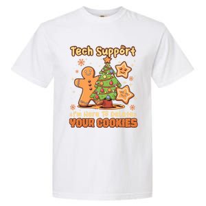 Tech Support Christmas Cookies Garment-Dyed Heavyweight T-Shirt