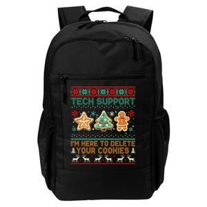 Tech Support Christmas Cookies Daily Commute Backpack