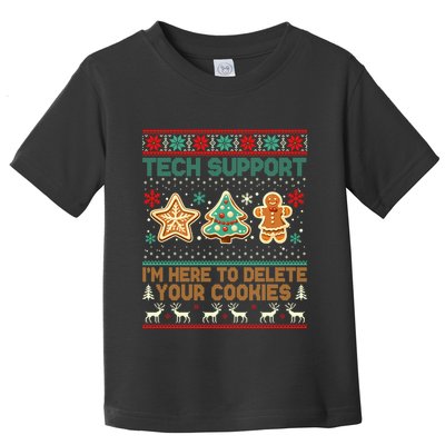 Tech Support Christmas Cookies Toddler T-Shirt