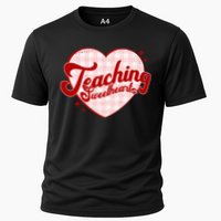 Teaching Sweethearts Cute Valentines Day Teacher Cooling Performance Crew T-Shirt