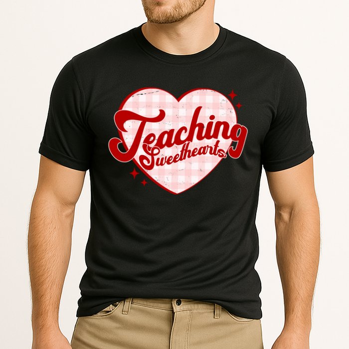 Teaching Sweethearts Cute Valentines Day Teacher Cooling Performance Crew T-Shirt