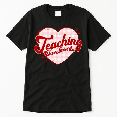 Teaching Sweethearts Cute Valentines Day Teacher Tall T-Shirt