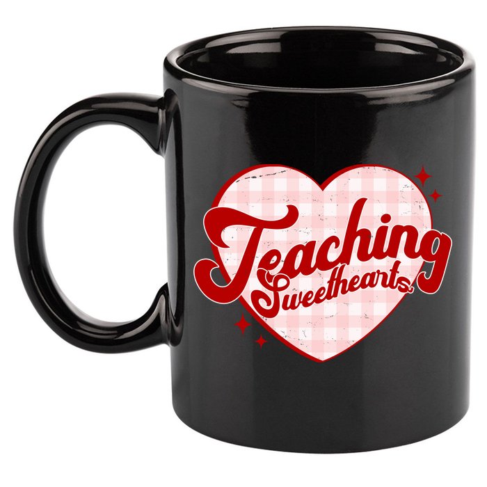 Teaching Sweethearts Cute Valentines Day Teacher 11oz C Handle Ceramic Mug