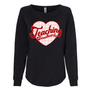 Teaching Sweethearts Cute Valentines Day Teacher Womens California Wash Sweatshirt