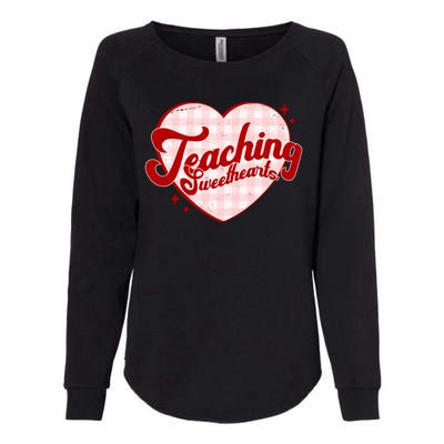 Teaching Sweethearts Cute Valentines Day Teacher Womens California Wash Sweatshirt