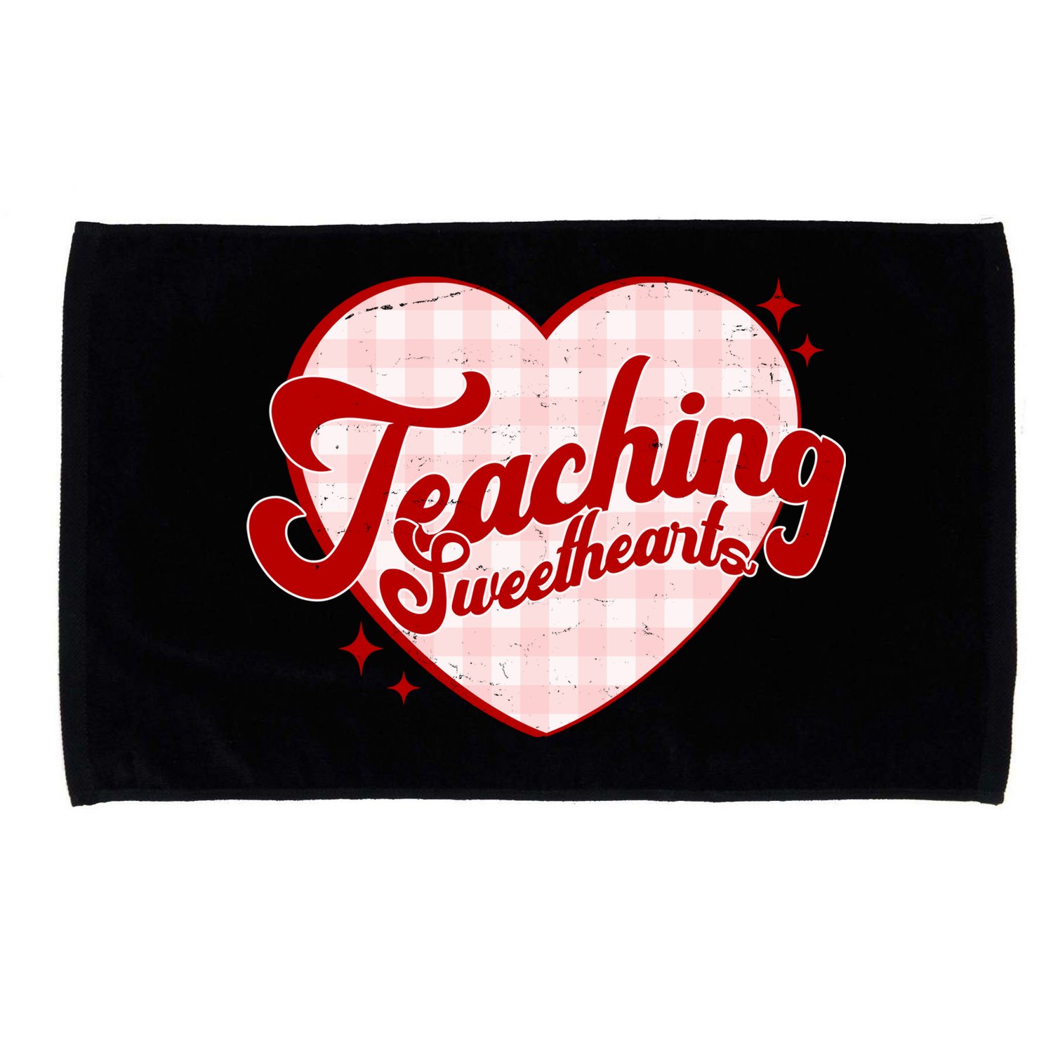 Teaching Sweethearts Cute Valentines Day Teacher Microfiber Hand Towel