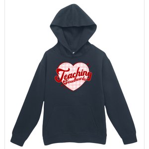 Teaching Sweethearts Cute Valentines Day Teacher Urban Pullover Hoodie