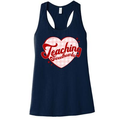 Teaching Sweethearts Cute Valentines Day Teacher Women's Racerback Tank