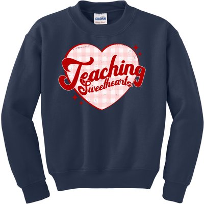 Teaching Sweethearts Cute Valentines Day Teacher Kids Sweatshirt