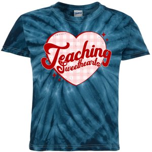 Teaching Sweethearts Cute Valentines Day Teacher Kids Tie-Dye T-Shirt