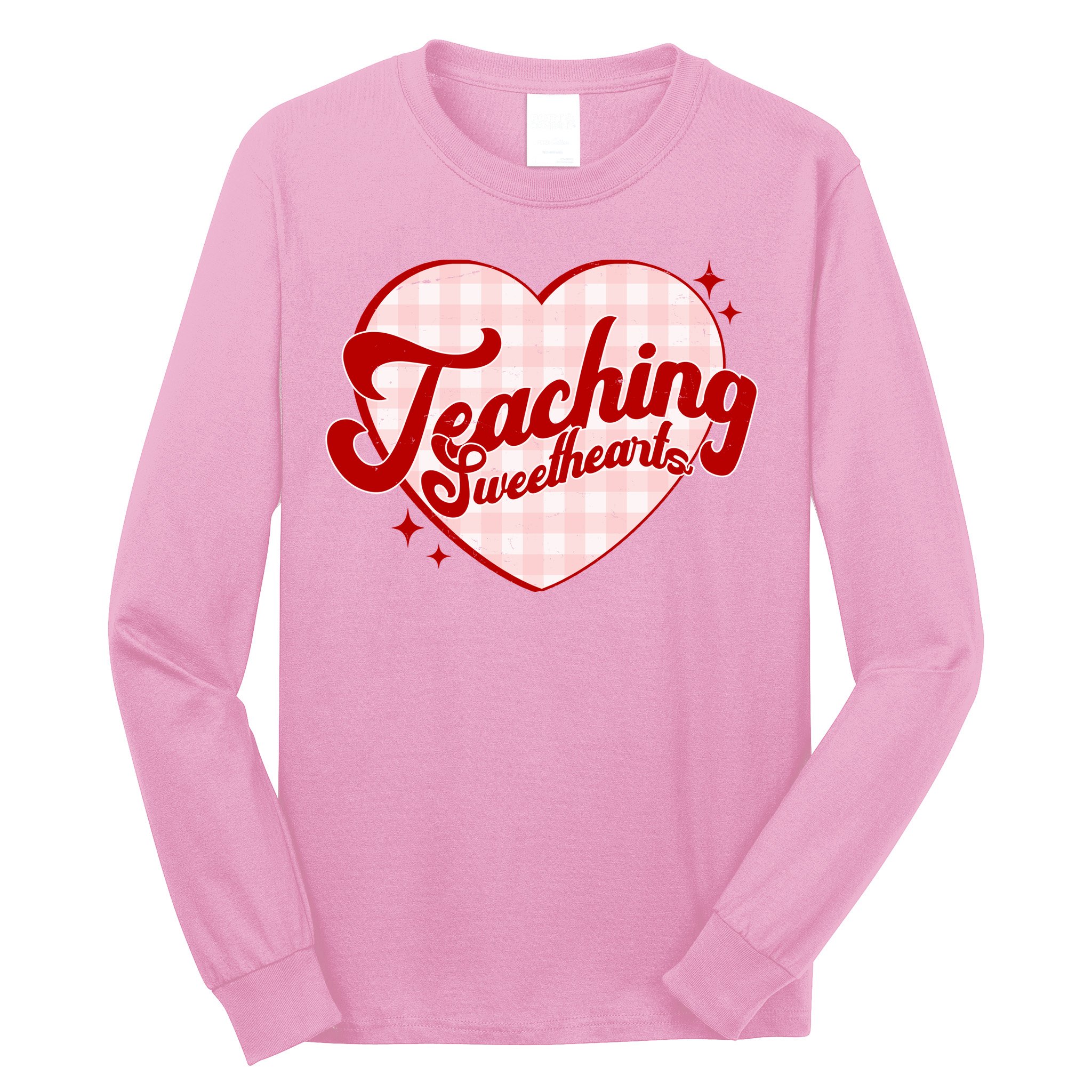 Teaching Sweethearts Cute Valentines Day Teacher Long Sleeve Shirt