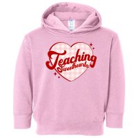 Teaching Sweethearts Cute Valentines Day Teacher Toddler Hoodie