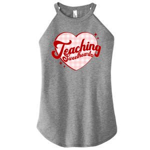 Teaching Sweethearts Cute Valentines Day Teacher Women's Perfect Tri Rocker Tank