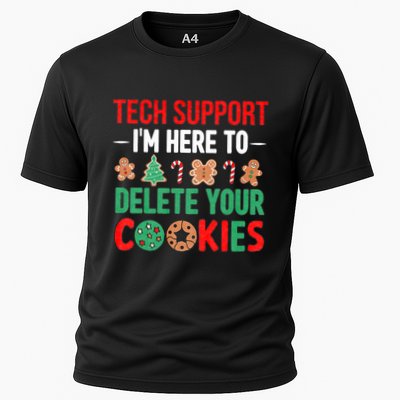 Tech Support Christmas Cookies Cooling Performance Crew T-Shirt