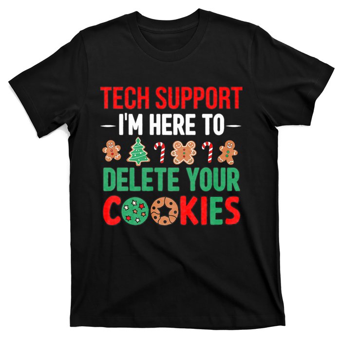 Tech Support Christmas Cookies T-Shirt