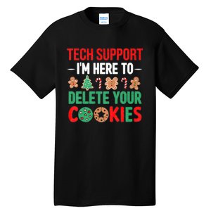 Tech Support Christmas Cookies Tall T-Shirt