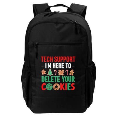 Tech Support Christmas Cookies Daily Commute Backpack