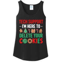 Tech Support Christmas Cookies Ladies Essential Tank