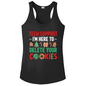 Tech Support Christmas Cookies Ladies PosiCharge Competitor Racerback Tank