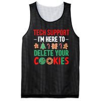 Tech Support Christmas Cookies Mesh Reversible Basketball Jersey Tank