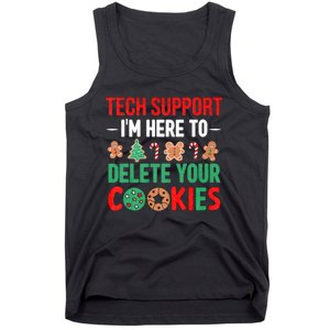 Tech Support Christmas Cookies Tank Top