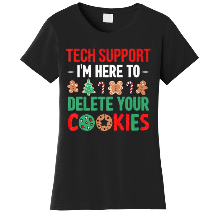 Tech Support Christmas Cookies Women's T-Shirt