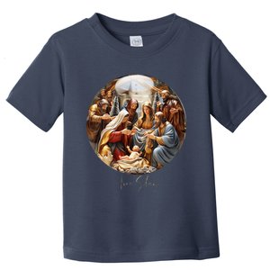 True Story Christmas Nativity Jesus Christian Toddler T-Shirt