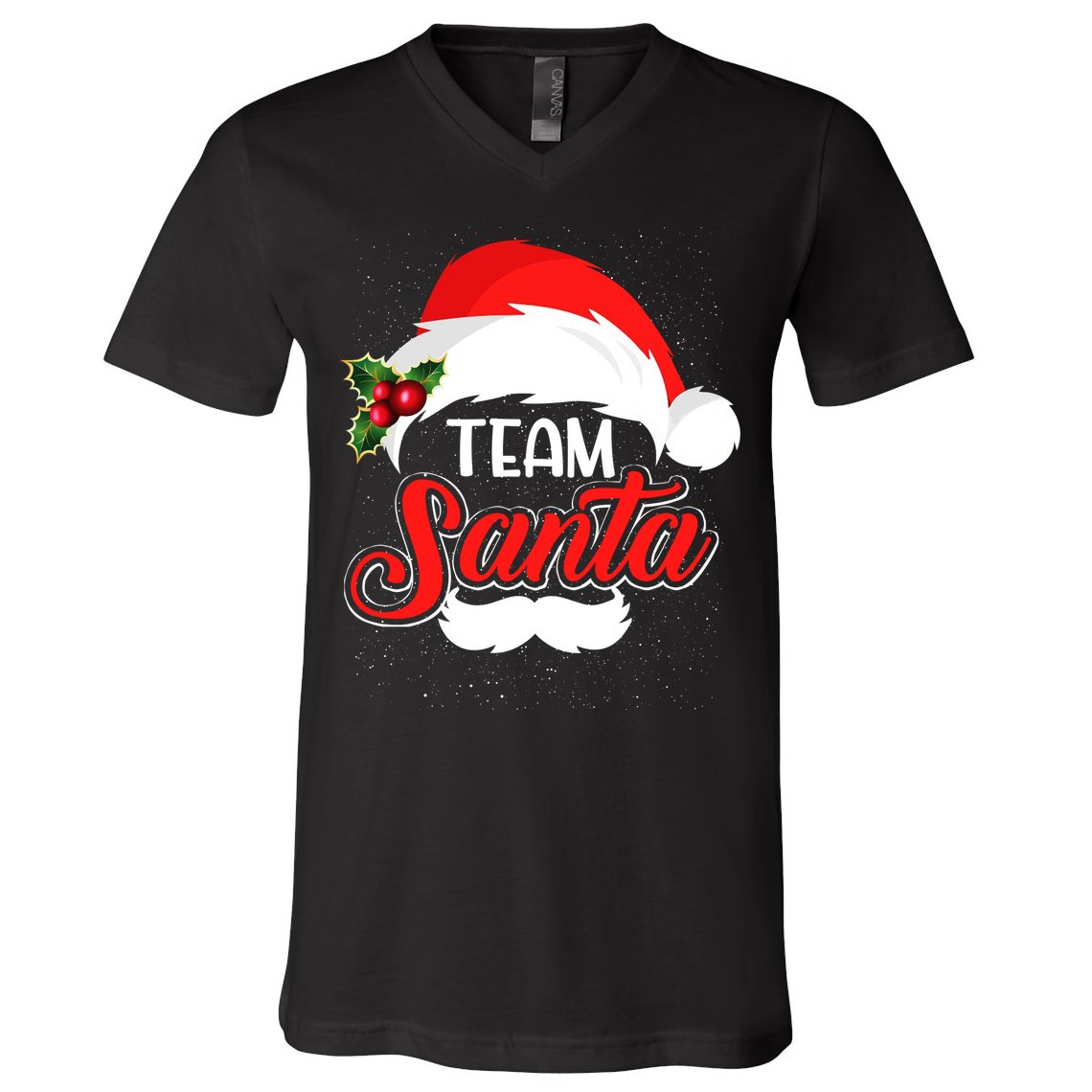 Team Santa Christmas Family V-Neck T-Shirt