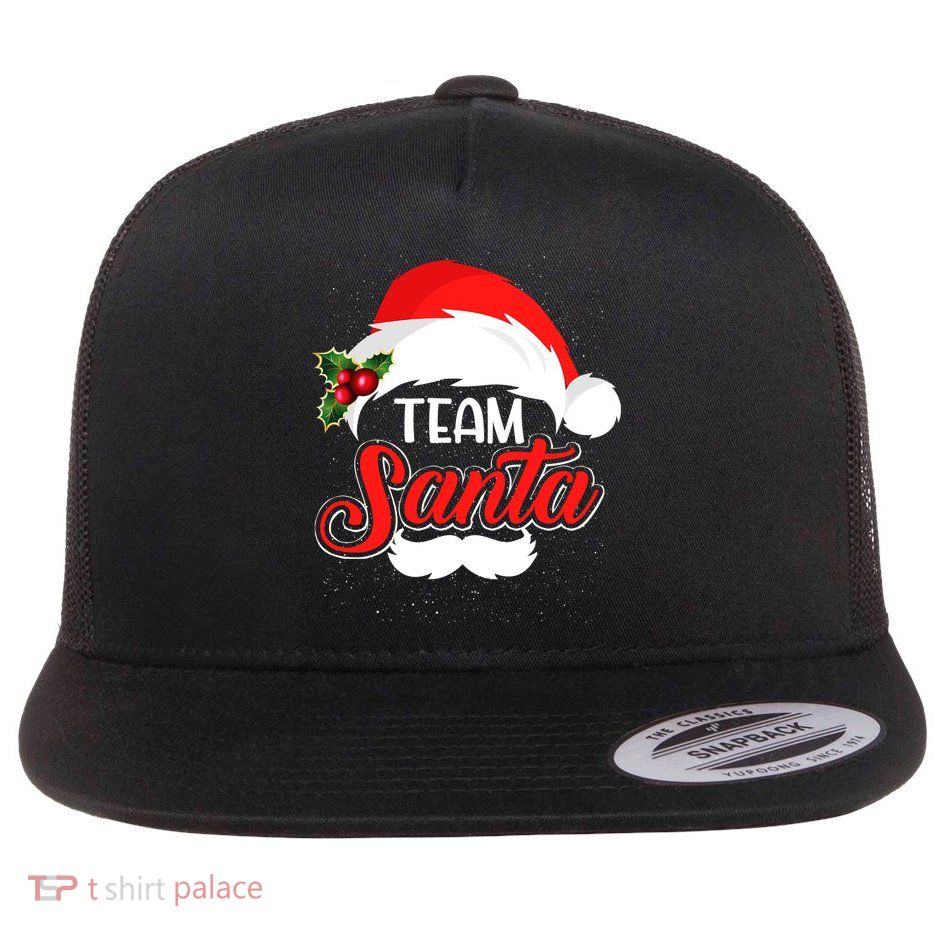 Team Santa Christmas Family Flatbill Hat