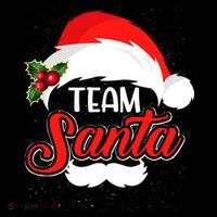 Team Santa Christmas Family Flatbill Hat