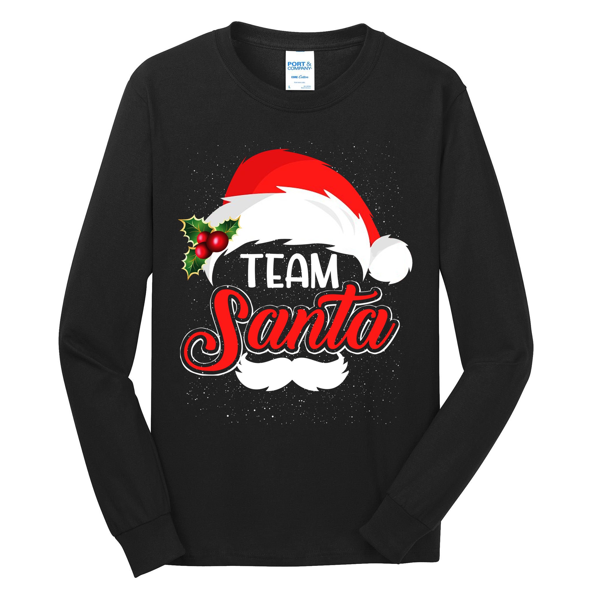 Team Santa Christmas Family Tall Long Sleeve T-Shirt