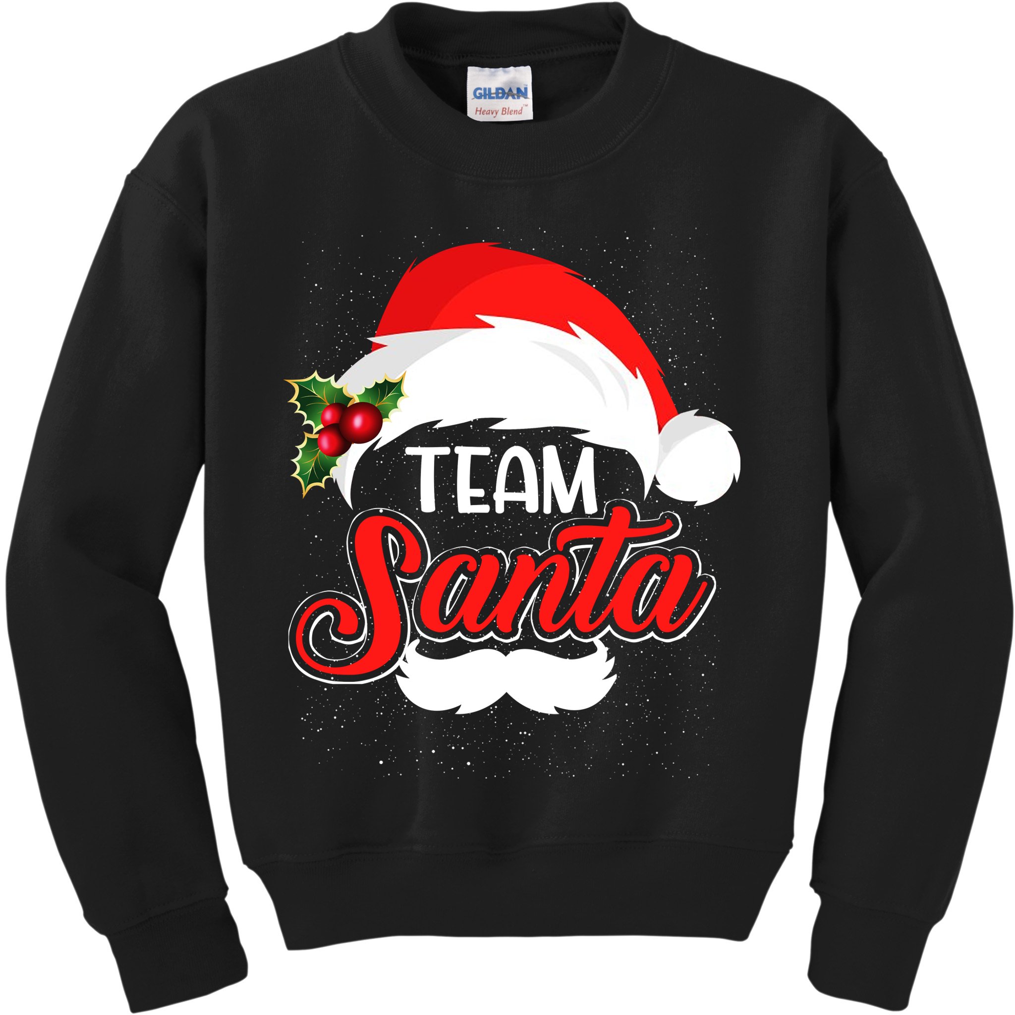 Team Santa Christmas Family Kids Sweatshirt