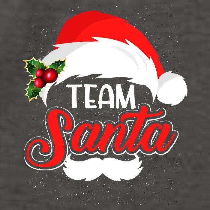 Team Santa Christmas Family Vector Backpack