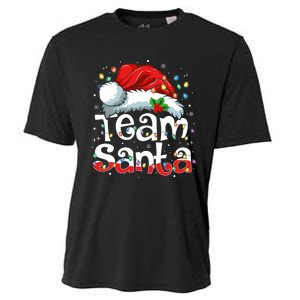 Team Santa Claus Christmas Family Matching Pajama Funny Xmas Cooling Performance Crew T-Shirt