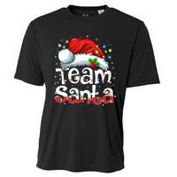 Team Santa Claus Christmas Family Matching Pajama Funny Xmas Cooling Performance Crew T-Shirt