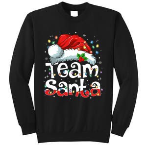 Team Santa Claus Christmas Family Matching Pajama Funny Xmas Sweatshirt