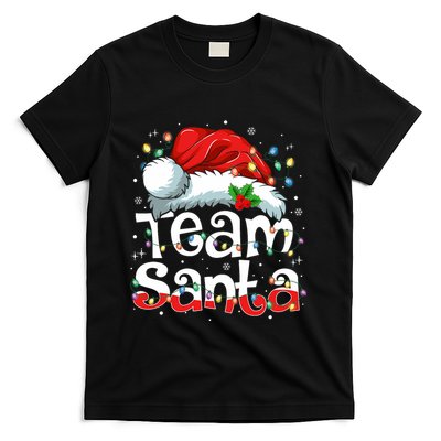 Team Santa Claus Christmas Family Matching Pajama Funny Xmas T-Shirt